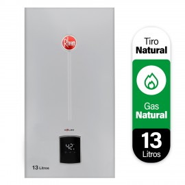 Calefont 13 litros Gas natural Tiro Natural Rheem