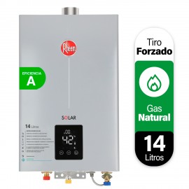 Calefont 14 litros Gas natural Tiro forzado Rheem