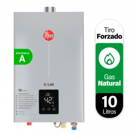 Calefont 10 litros Gas natural Tiro forzado Rheem