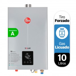 Calefont 10 litros Gas licuado Tiro forzado Rheem