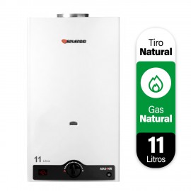 Calefont 11 litros Gas natural Tiro natural Splendid