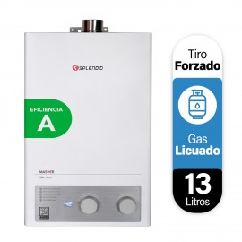 Calefont 13 litros Master  Gas licuado Tiro forzado Splendid (Sin Kit)