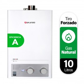 Calefont 10 litros Master Gas natural Tiro forzado Splendid (Sin Kit)