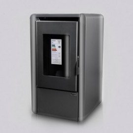 ESTUFA A PELLETS DE 6 KW COLOR GRIS