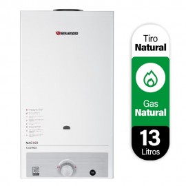 Calefont 13 litros Gas natural Tiro natural Splendid Master