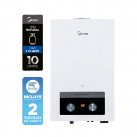 Calefont Midea Tiro Natural 10 litros Gas Licuado