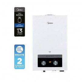 Calefont Midea Tiro Natural 13 litros Gas Licuado