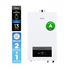 Calefont Midea Tiro Forzado 13 litros Gas licuado